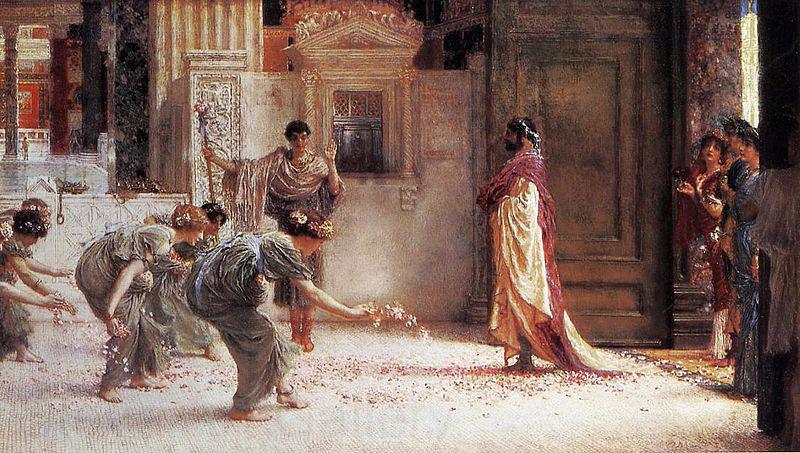 Sir Lawrence Alma-Tadema,OM.RA,RWS Caracalla Sir Lawrence Alma-Tadema Spain oil painting art